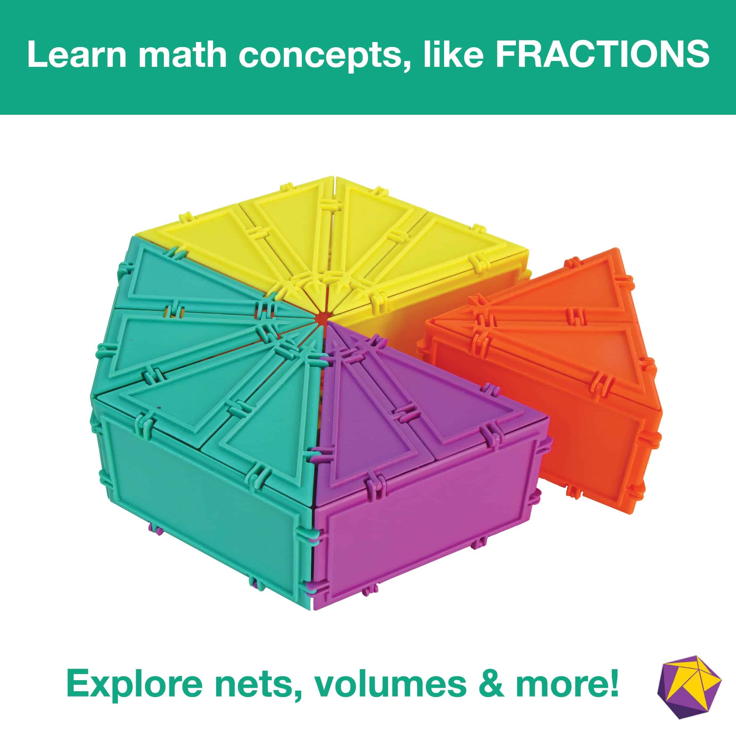 Set de Construcción Geometiles 3D para Aprender - Imagen 7