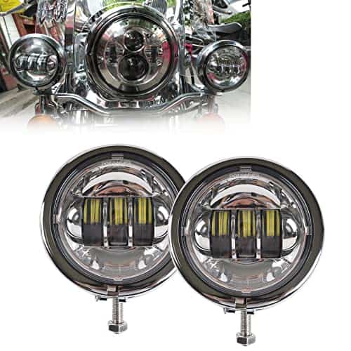 Faros de Niebla LED de 4.5 Pulgadas HOZAN Cromados 4-1/2 - Imagen 3