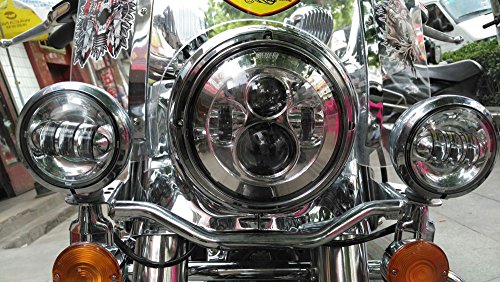 Faros de Niebla LED de 4.5 Pulgadas HOZAN Cromados 4-1/2 - Imagen 9