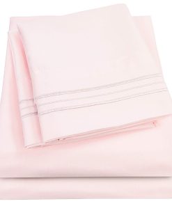 Juego de sábanas 1500 Supreme Collection Extra -Rosa pálido