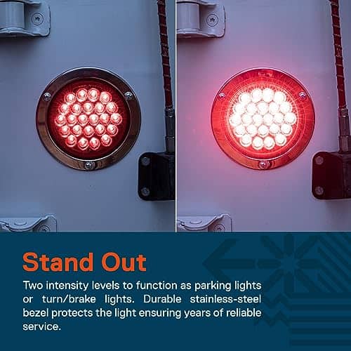 Luces traseras LED redondas de 4 pulgadas TRUE MODS 4pc - Imagen 7