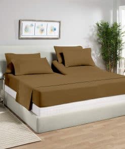 Juego de sábanas Flex Top Split King para -Taupe Sólido