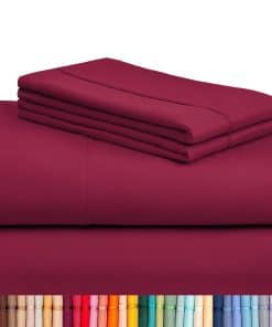 Juego de Sábanas LuxClub de 4 Piezas para Cama Full,