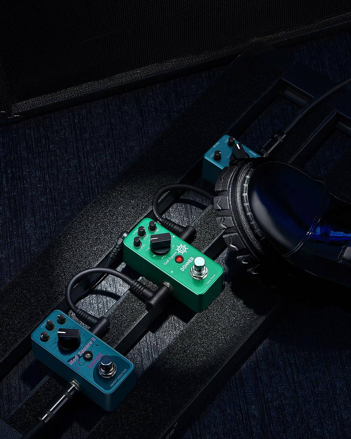 Pedal de Reverb Donner, Verb Square Reverb Digital 7 Modos - Imagen 8