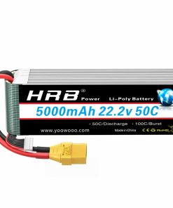 Batería Lipo HRB 6S 5000mAh XT90 50C-100C 22.2V Batería