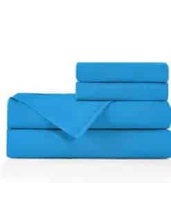 Juego de sábanas tamaño King BASIC -Azul