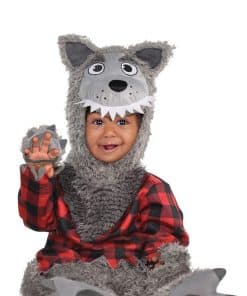Disfraz de Lobo para Bebés, 12-24 Meses, con Mono Peludo
