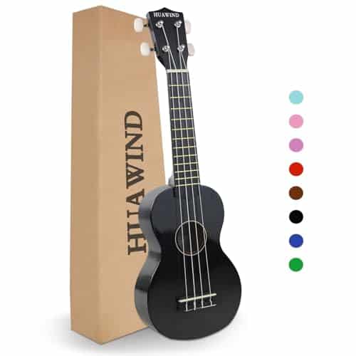 HUAWIND 21 Pulgadas Soprano Ukulele para Principiantes,