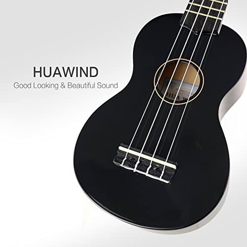 HUAWIND 21 Pulgadas Soprano Ukulele para Principiantes, - Imagen 6