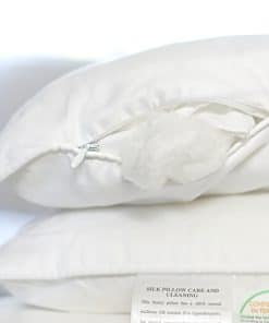 Par de Almohadas Rellenas de Seda. Seda de -en Morera