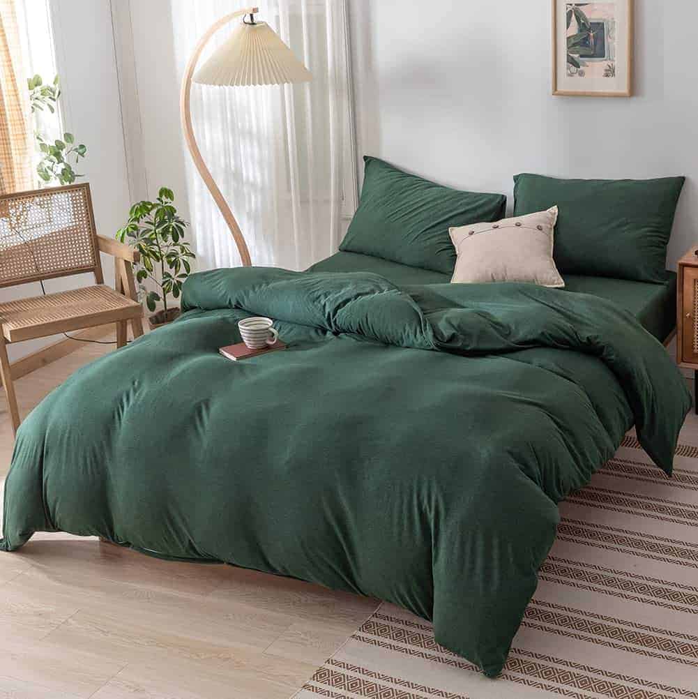 Set de Funda Nórdica de Jersey Knit de Algodón 100% Tipo - Imagen 3