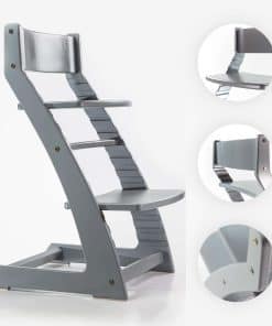 Silla Alta de Madera Fornel para Bebés y Niños Pequeños -