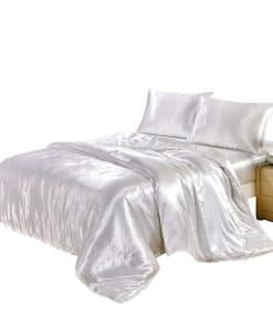 DREFEEL Juego de Funda nórdica de Calidad de Hotel Blanco