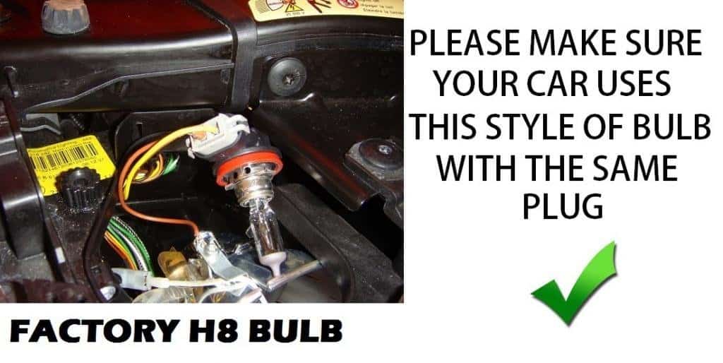 Luces LED Angel Eyes H8 120W Anillo de Halo Error Free para - Imagen 8