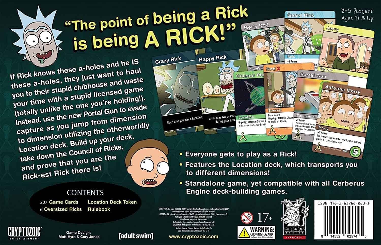 Cryptozoic Entertainment Rick & Morty Deckbuilding Game - Imagen 3