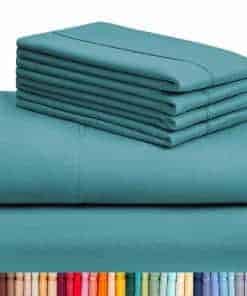 Juego de Sábanas California King LuxClub -Teal