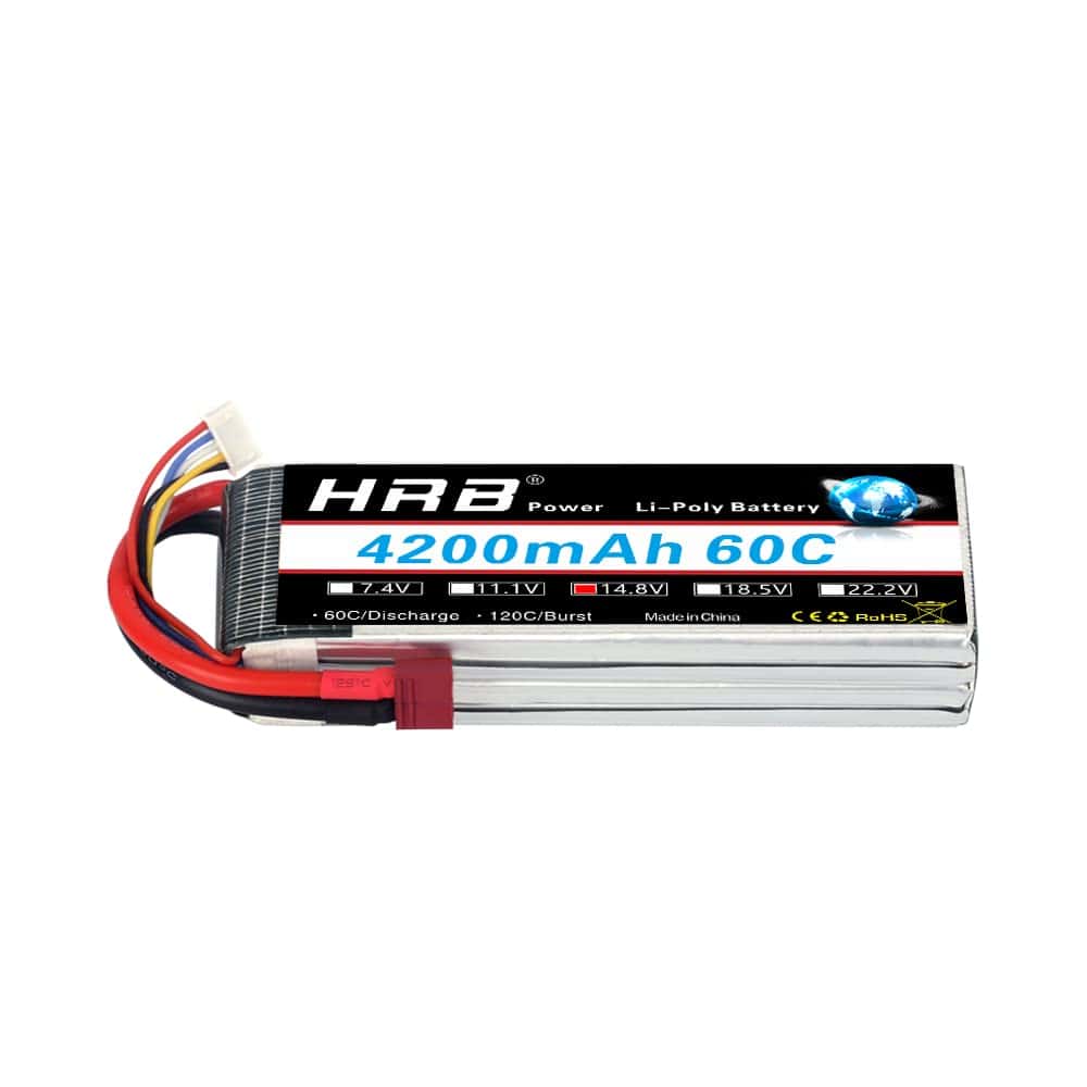 Batería Lipo HRB 4S 14.8V 4200mAh 60C Compatible con Coche