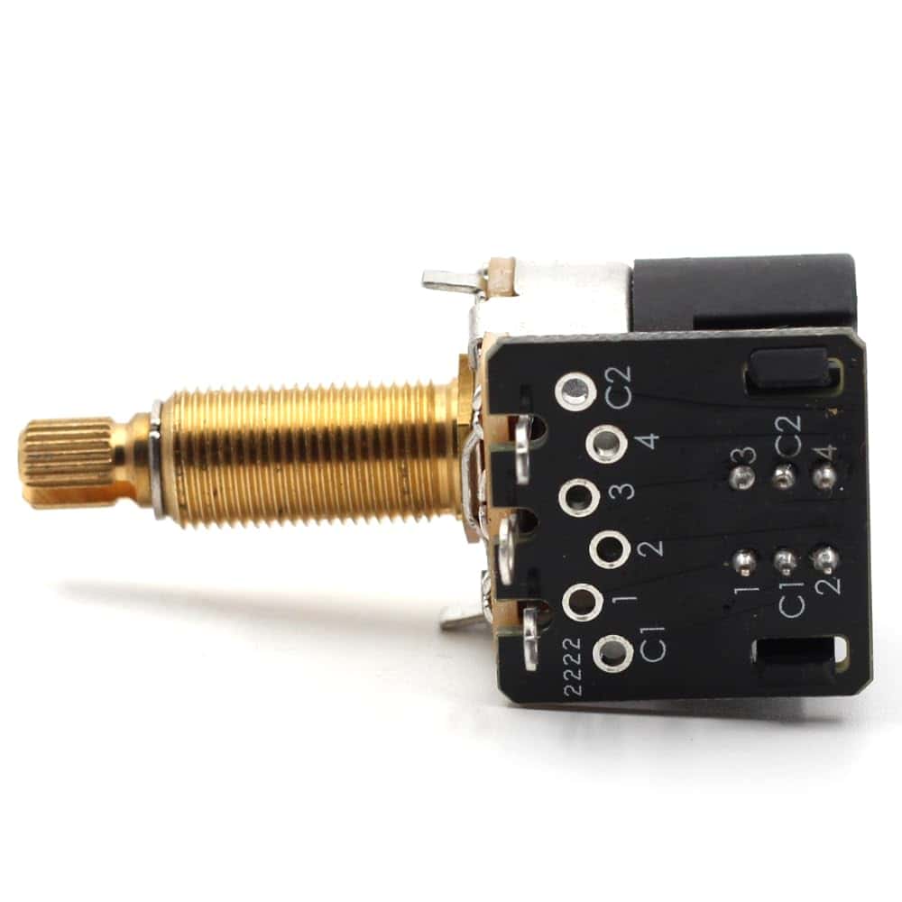 Par de Potenciómetros CTS 500K Push Pull de Eje Corto - - Imagen 3