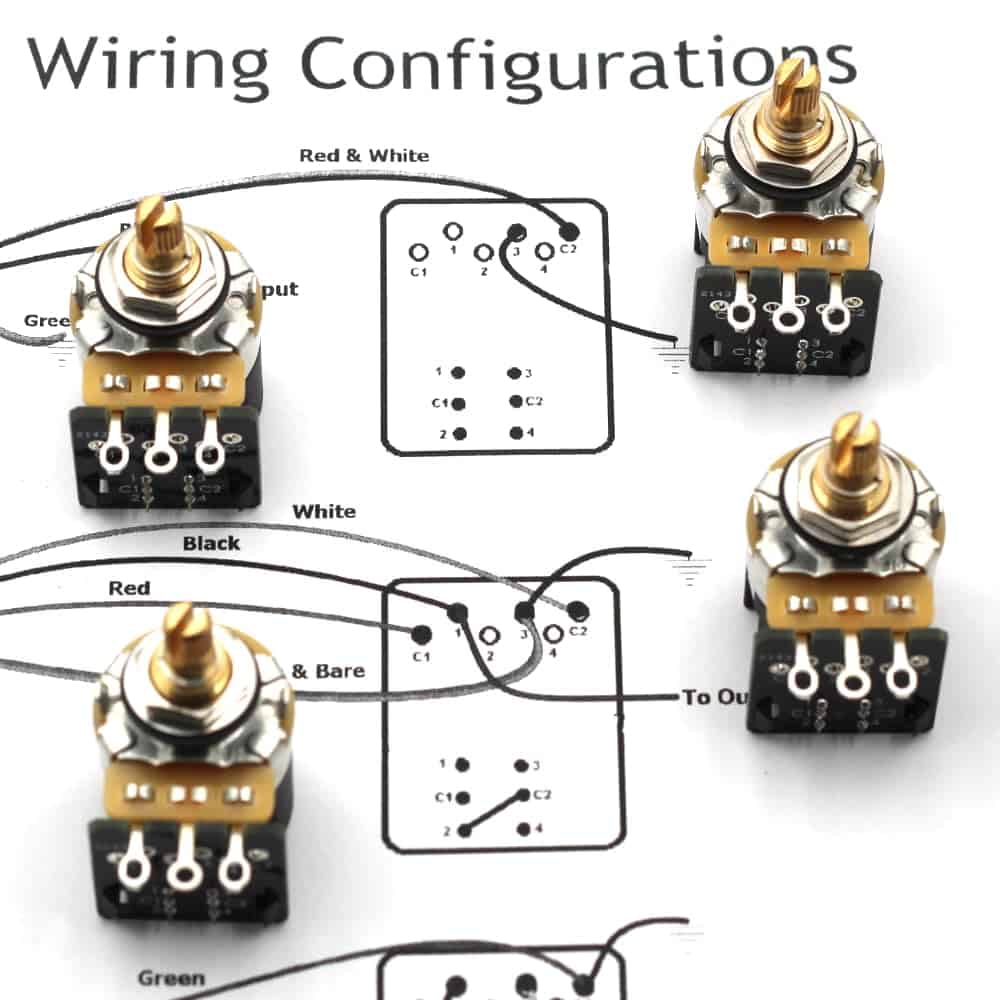 Par de Potenciómetros CTS 500K Push Pull de Eje Corto - - Imagen 7