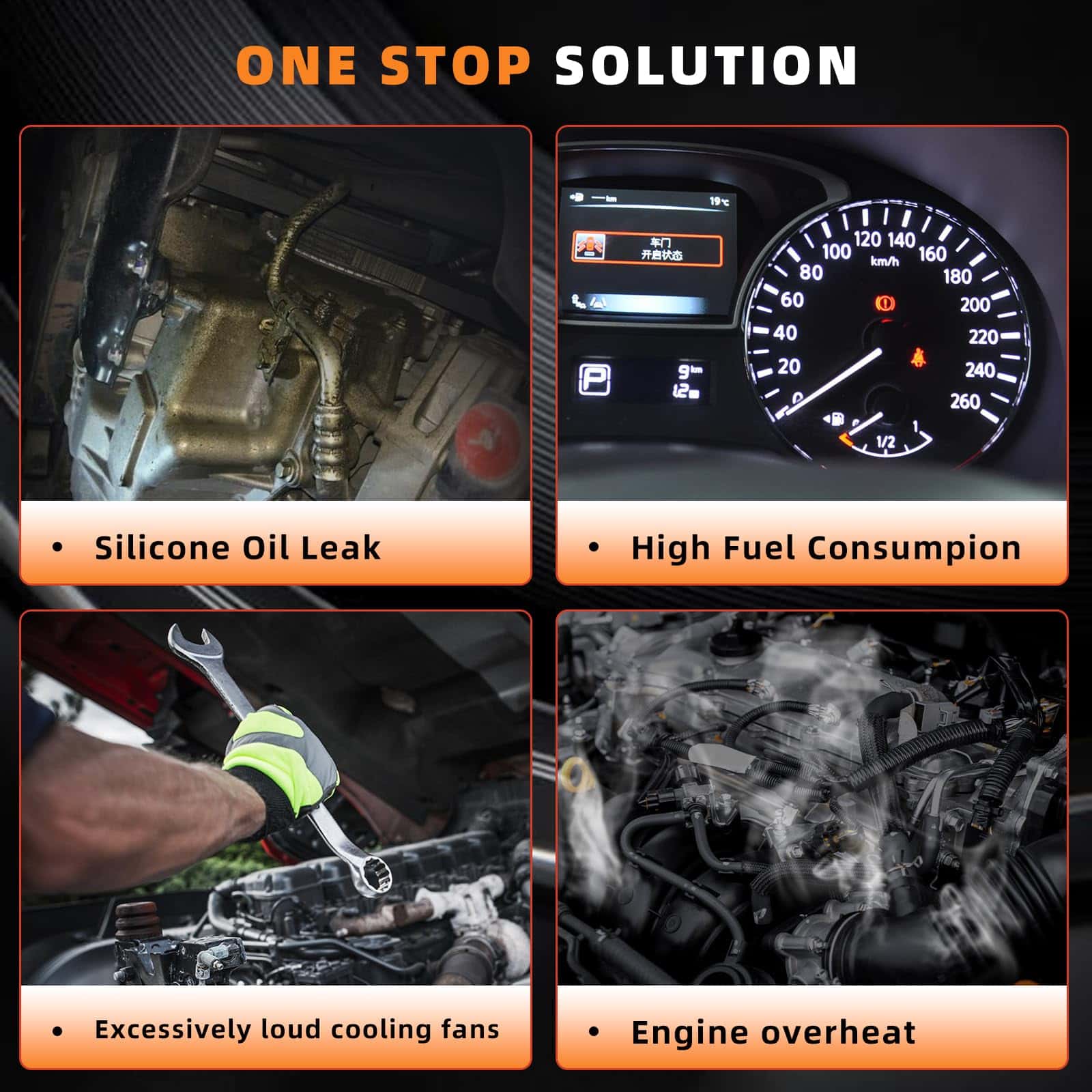 TOPAZ 6601 Embrague de Ventilador de Enfriamiento del Motor - Imagen 8