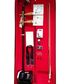 Erhu Tradicional Chino de 2 Cuerdas con Cuello Plano