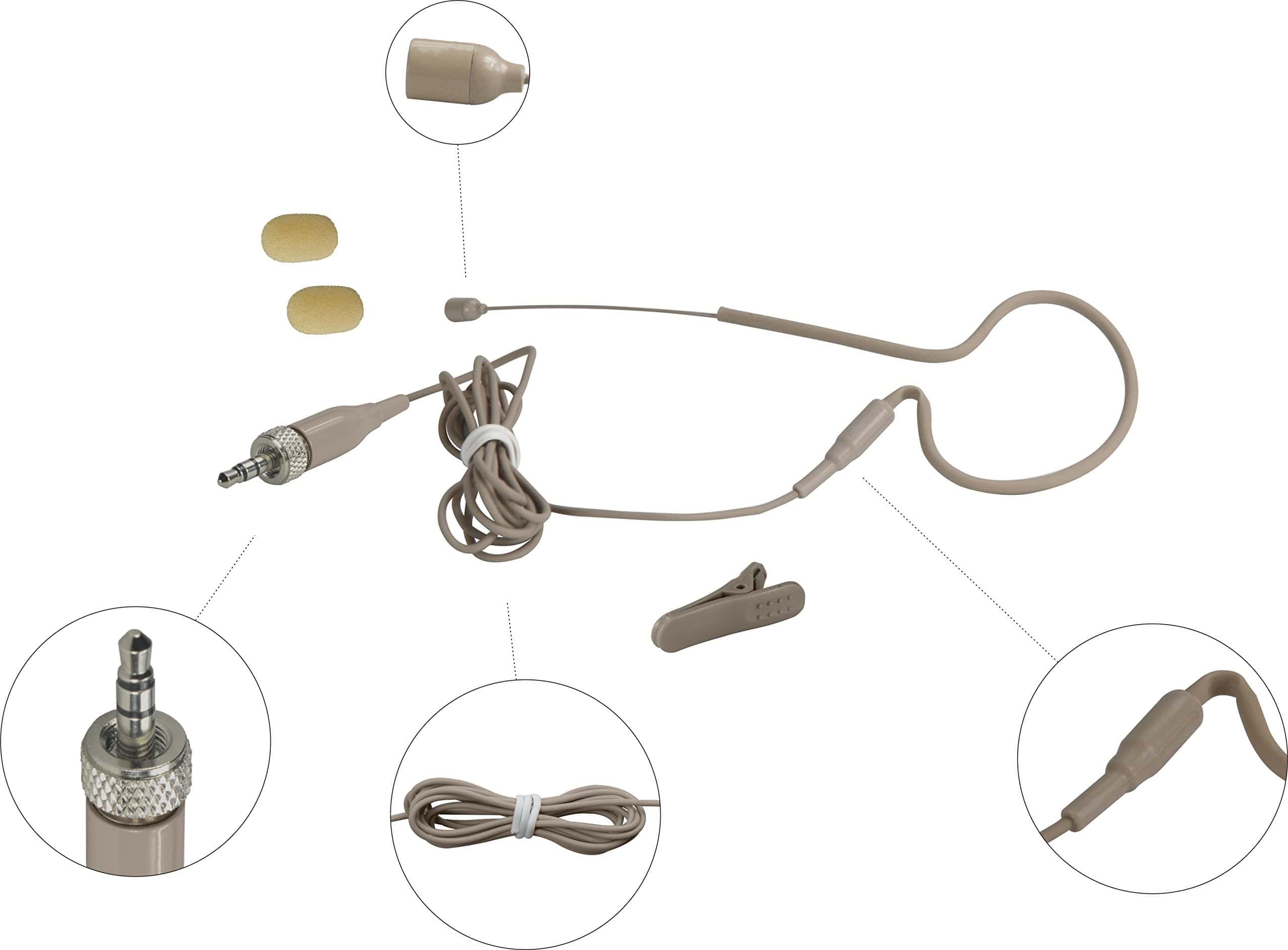 Micrófono Omni-direccional de Gancho Individual HEIMU, - Imagen 3