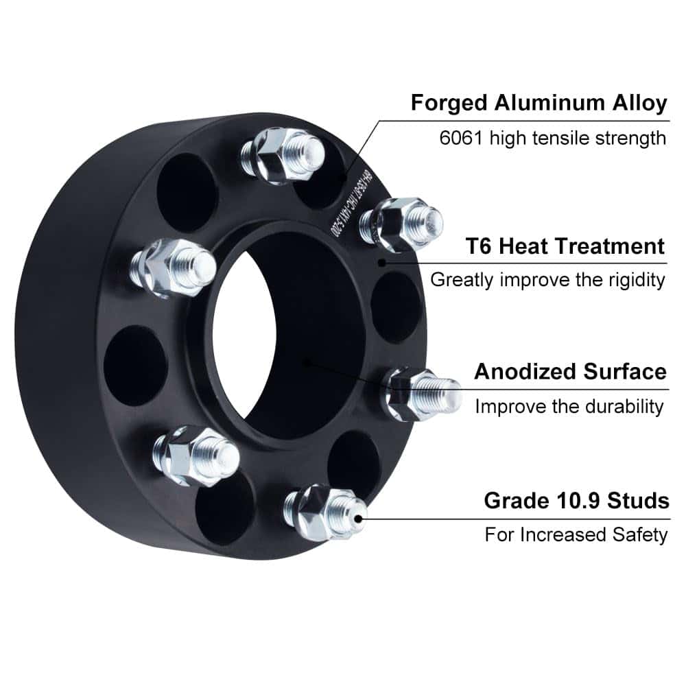 DCVAMOUS 4 Piezas Espaciadores de Rueda Hubcentric 6x135 - Imagen 6