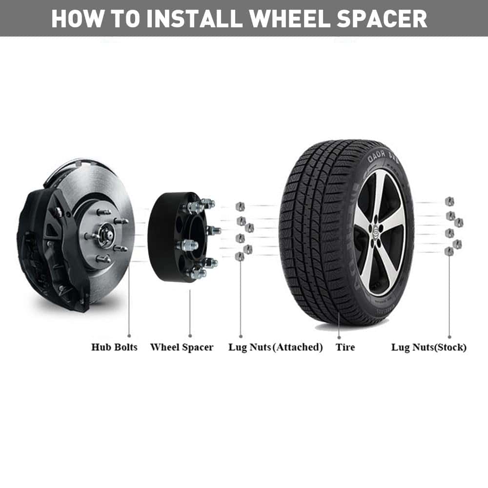 DCVAMOUS 4 Piezas Espaciadores de Rueda Hubcentric 6x135 - Imagen 4