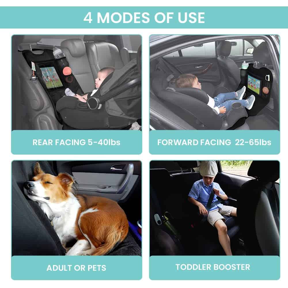Organizador de Asiento de Auto Lulyboo para Silla de Bebé - - Imagen 8