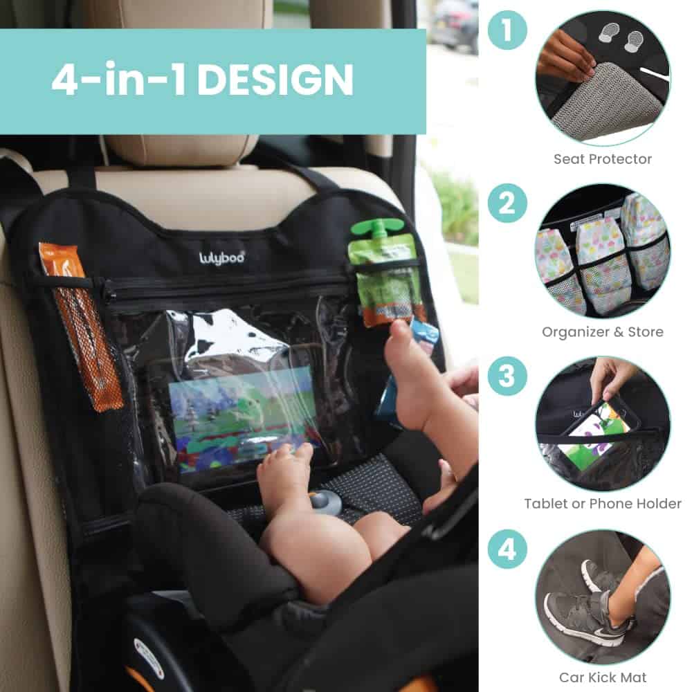 Organizador de Asiento de Auto Lulyboo para Silla de Bebé - - Imagen 5