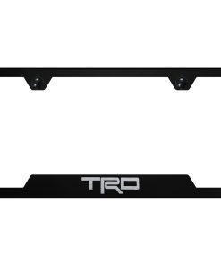 Marco de Placa de Matrícula de Acero Inoxidable con Muescas