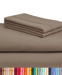 Juego de Sábanas de 4 Piezas LuxClub para Cama Completa,
