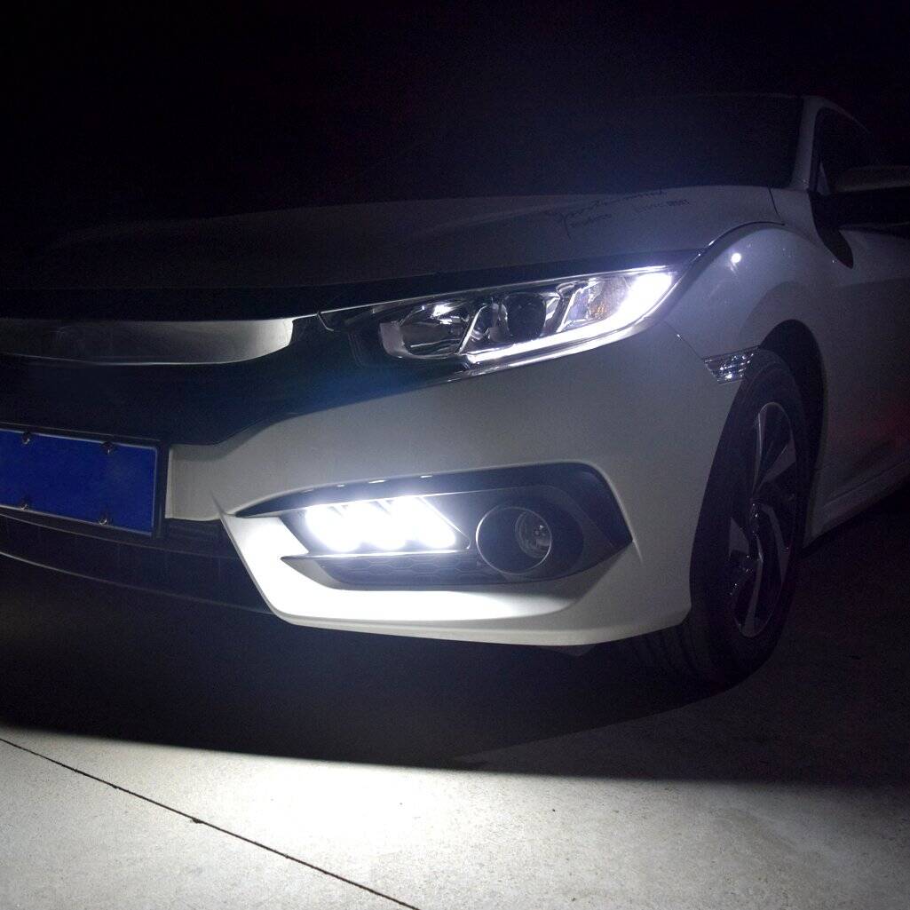Faros Diurnos de LED para Honda Civic 10th Gen Sedan - Imagen 8