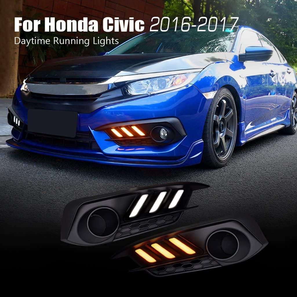Faros Diurnos de LED para Honda Civic 10th Gen Sedan