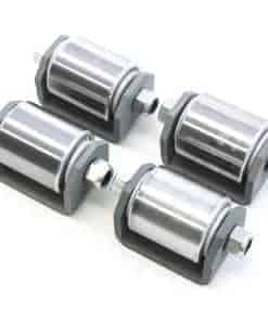 4 Rodillos de Micro Acero para Soldar Pesado 2 Pulgadas con