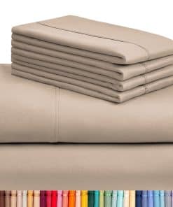 Juego de Sabanas de Lujo LuxClub de 4 Piezas para Cama