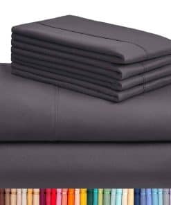 Juego de sábanas LuxClub 4 PC - Tamaño completo - Sábanas