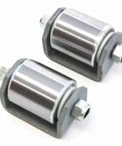 2 Rodillos de Acero para Soldar de 2 Pulgadas con Rueda de