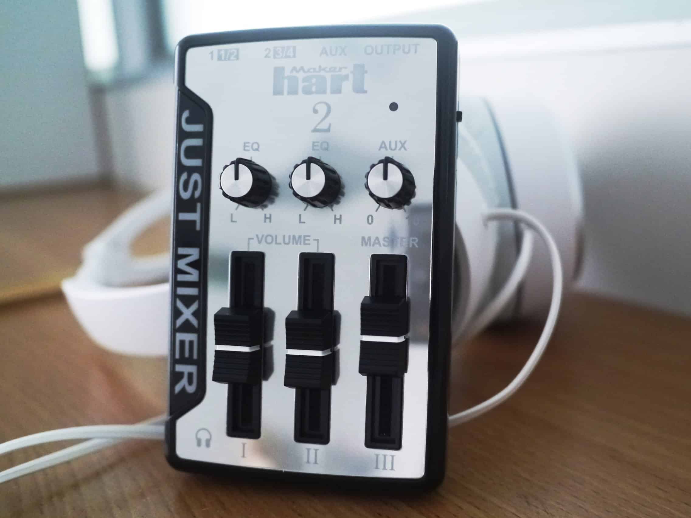 JUST MIXER 2 : Mezclador de Audio USB - Compacto Mezclador - Imagen 4