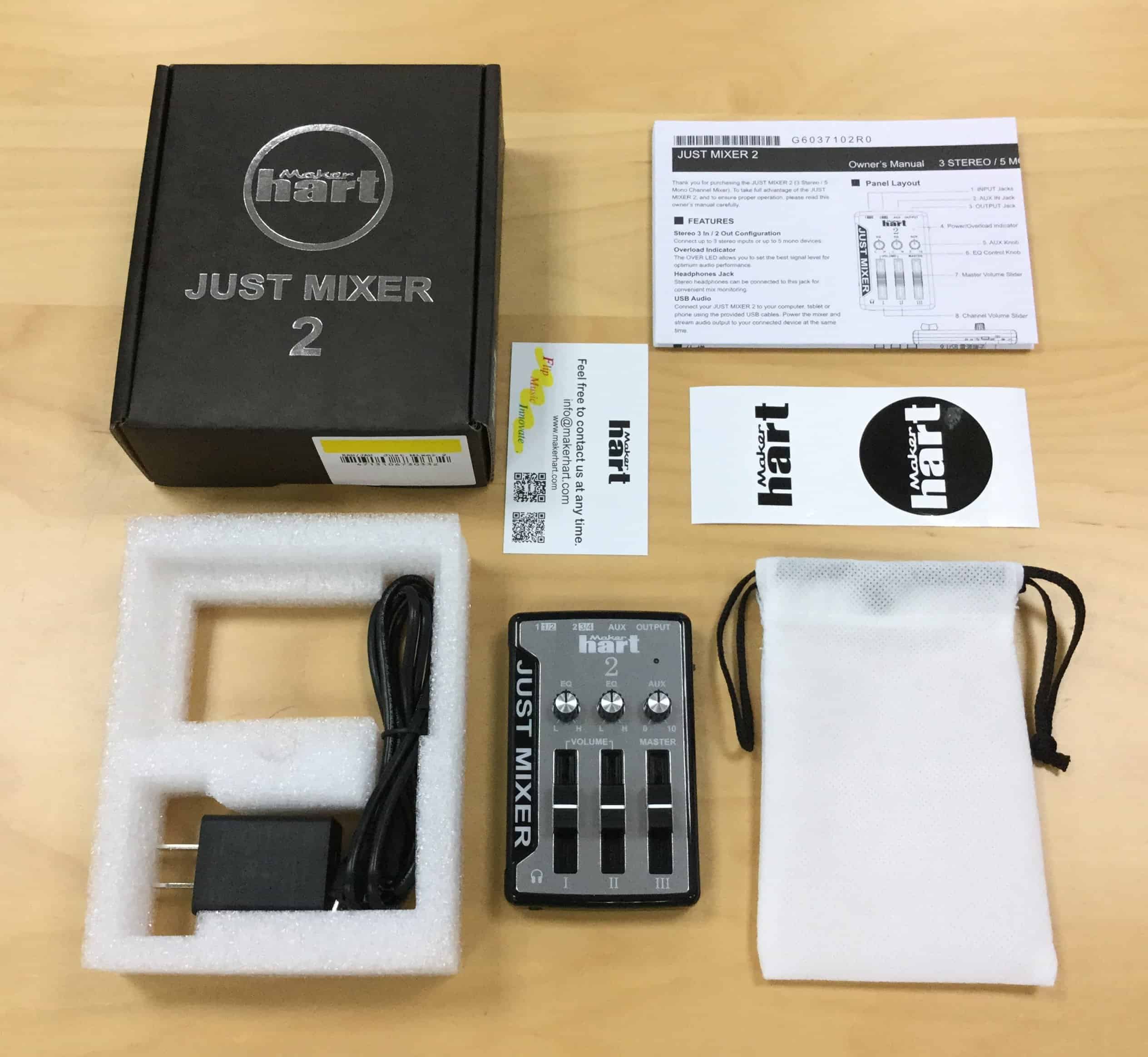 JUST MIXER 2 : Mezclador de Audio USB - Compacto Mezclador - Imagen 5