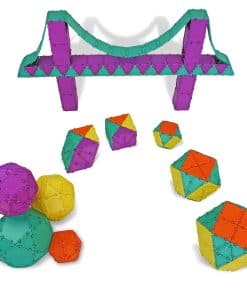 Set de Construcción 3D Geometiles para Aprender