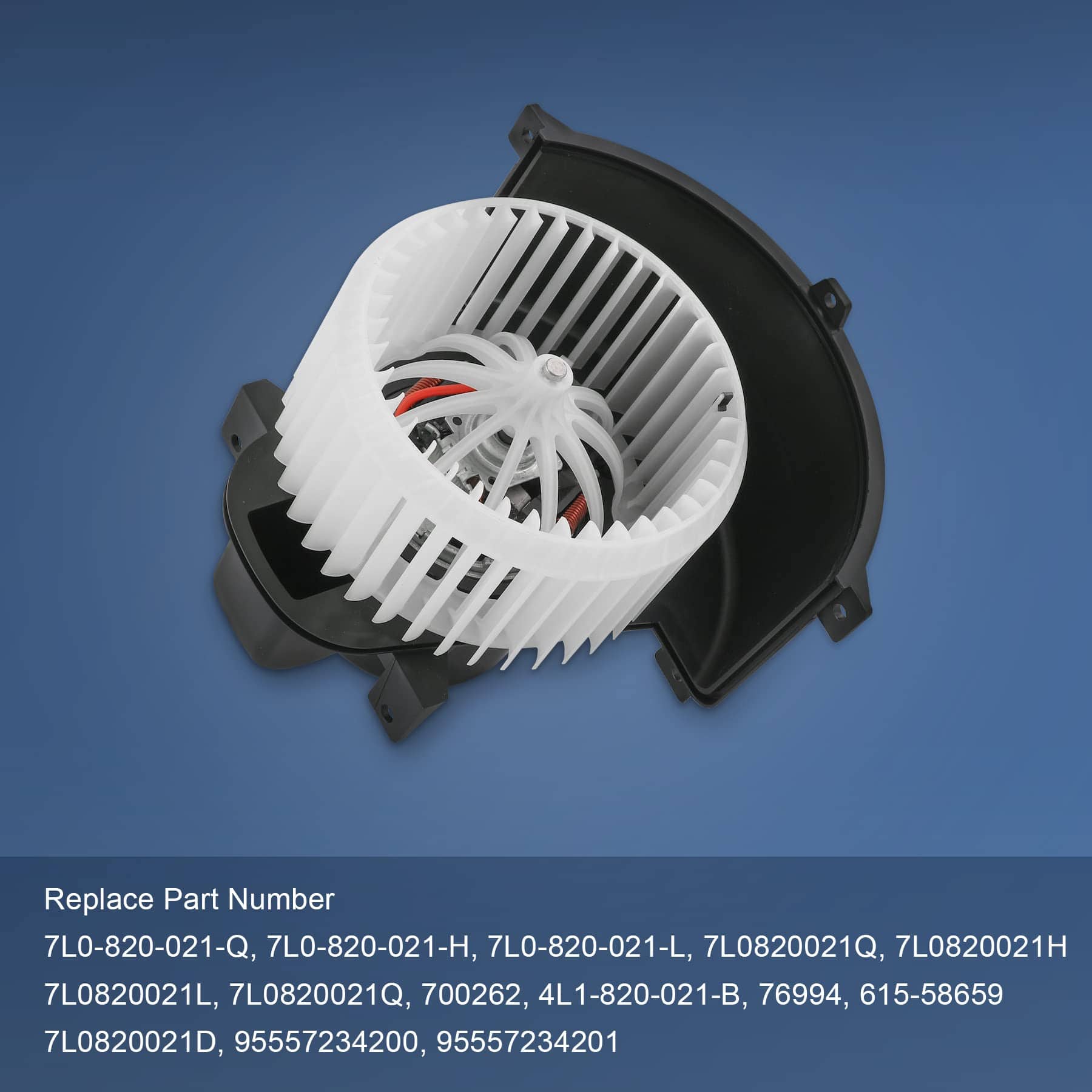 Motor del soplador de la calefacción y la jaula delantera - Imagen 4