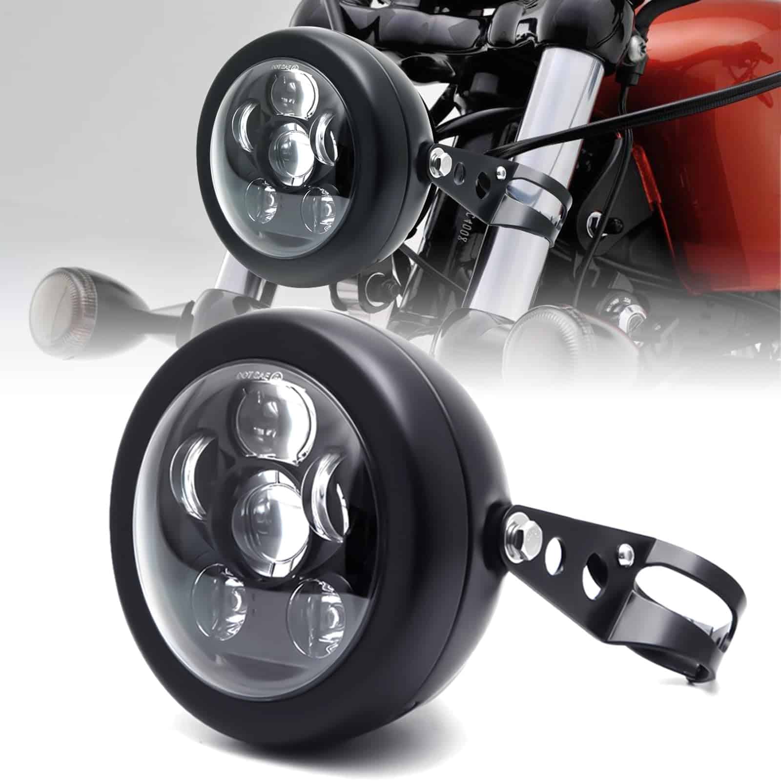 SKTYANTS 5.75" Pulgadas Carcasa de Faros con 5 3/4" Luz - Imagen 9