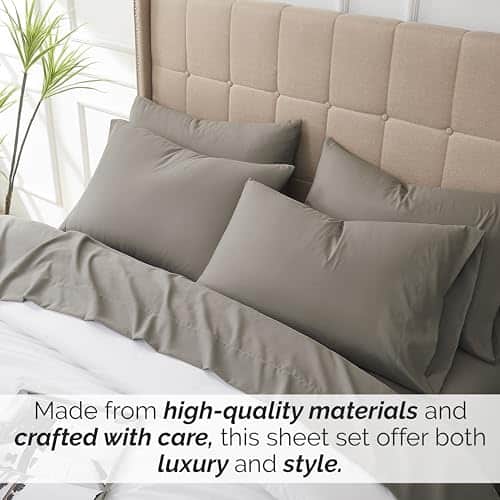Juego de sábanas Southshore Fine Living, -Taupe oscuro - Imagen 5