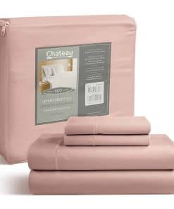 Sábanas de Algodón Queen, Juego de Sábanas y Fundas de