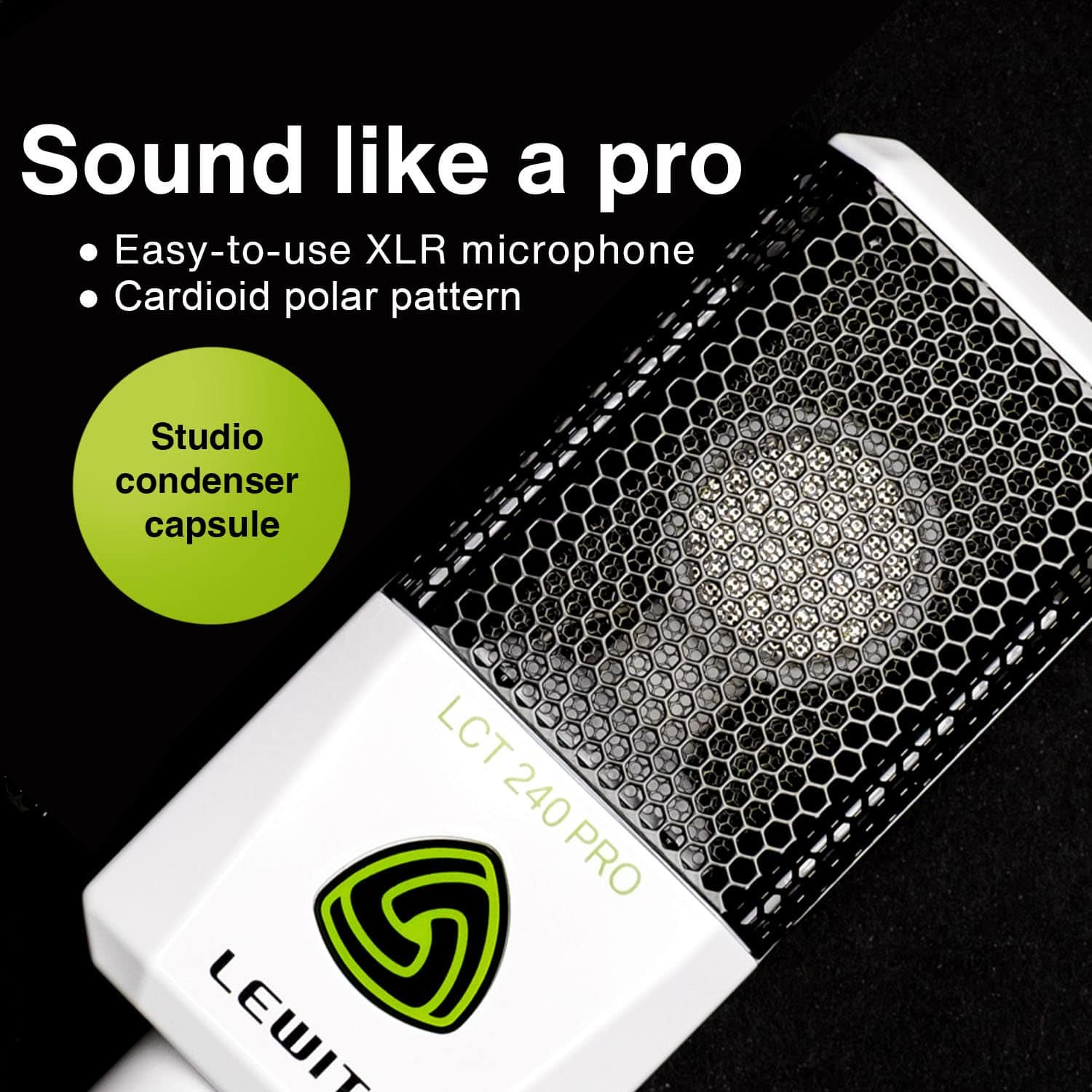 Micrófono de condensador compacto LCT-240-PRO, blanco - Imagen 5