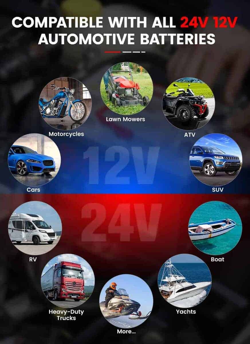 Probador de Batería ANCEL BST500 con Impresora, 12V 24V - Imagen 10