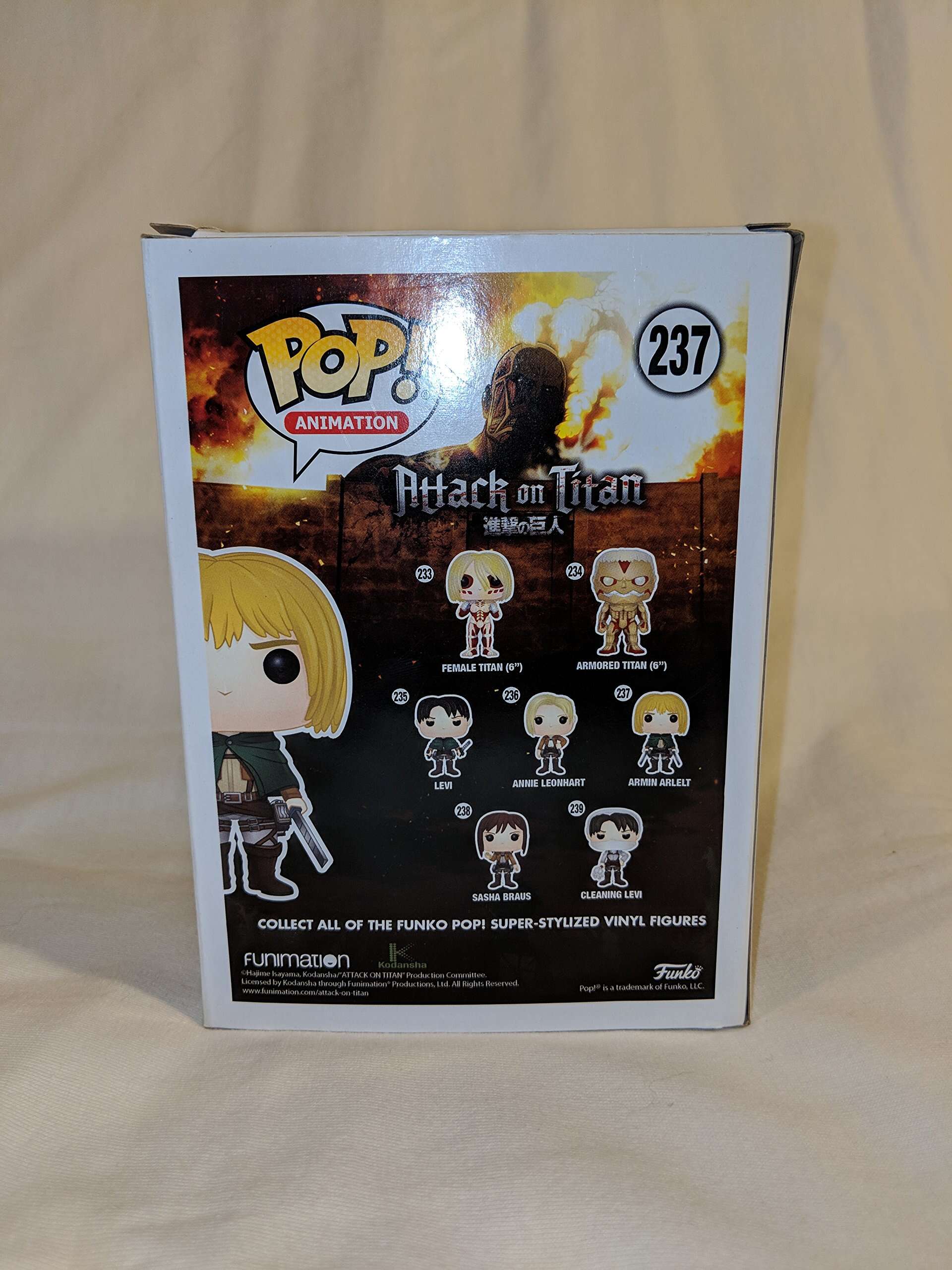 Funko POP! Attack on Titan: Armin Arlelt #237 - Imagen 4