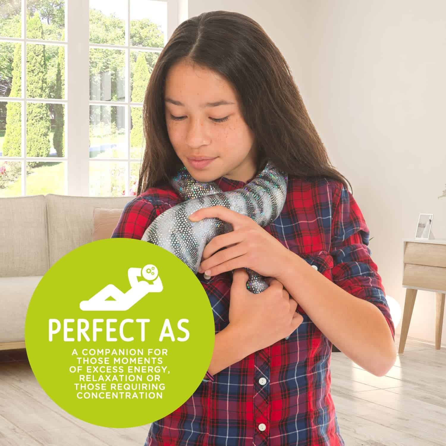 Peluche Serpiente Ponderada manimo para Niños y Adultos - - Imagen 9