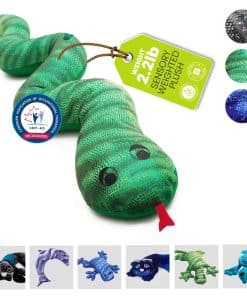 Peluche Serpiente Ponderada manimo para Niños y Adultos -